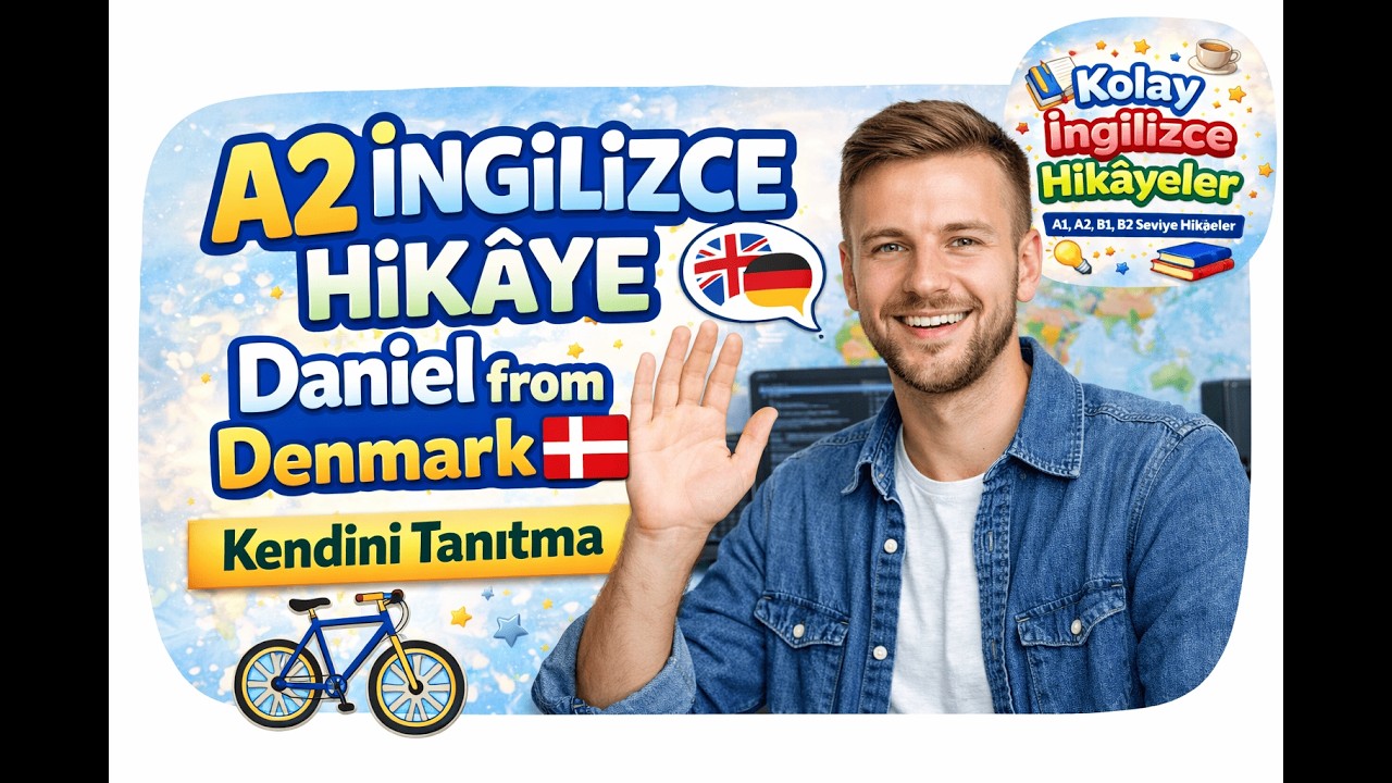 A2 İngilizce Hikaye | Kendini Tanıtma | Daniel from Denmark