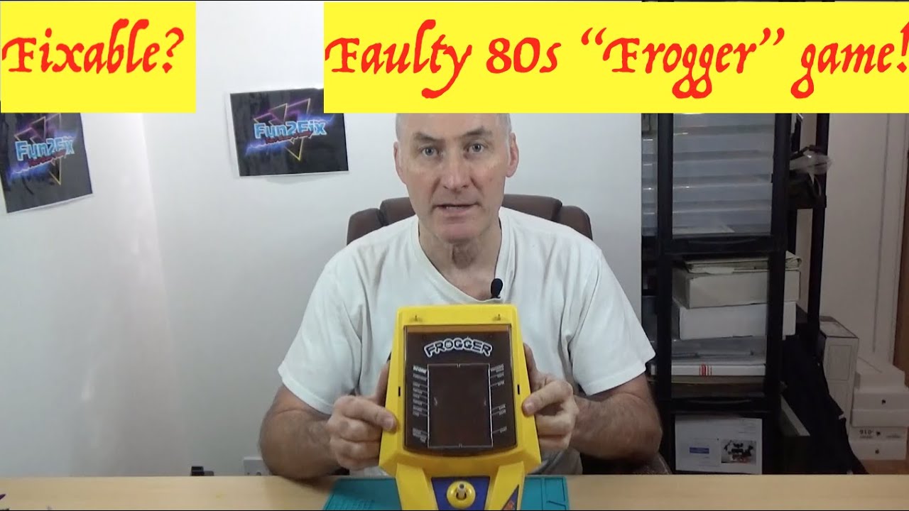 Fixable? Faulty Gakken Frogger game from the 80s