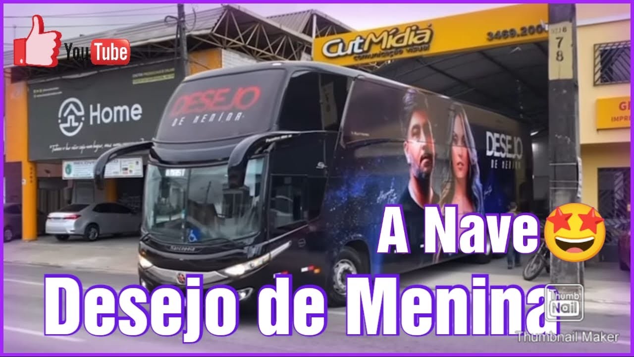 Conhecendo o ônibus da Banda DESEJO DE MENINA #vidadeumrodoviario
