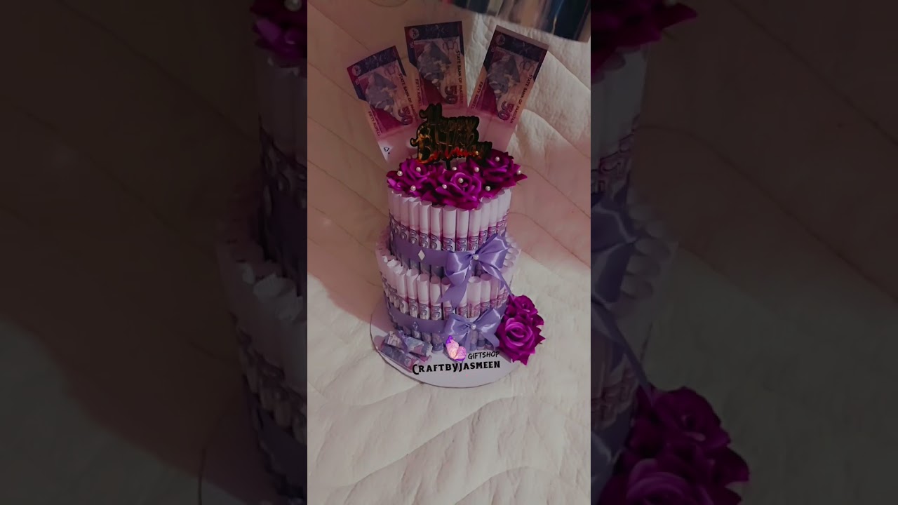 Cash Money Tower Cake#shorts #trending #viral #love #Craft #Cashcake #craft #giftshop #ytshorts #CBJ
