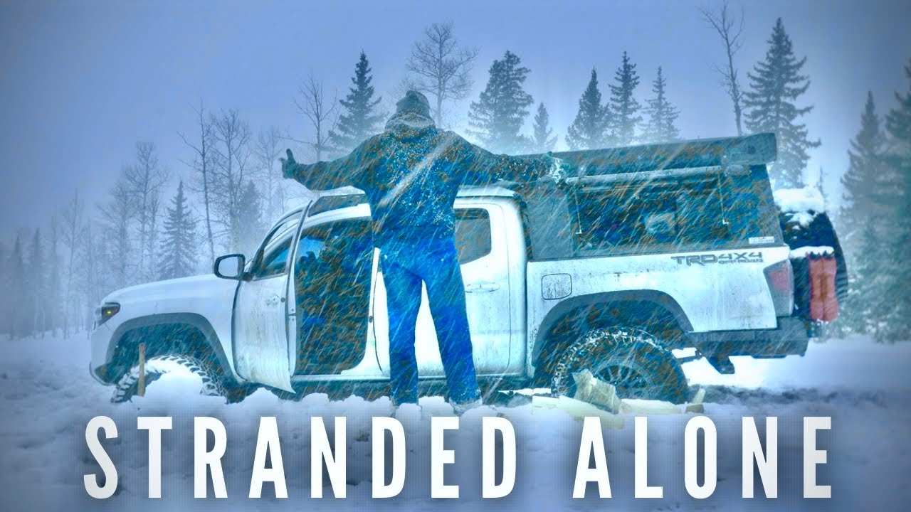 STRANDED in a UTAH SNOWSTORM… ALONE