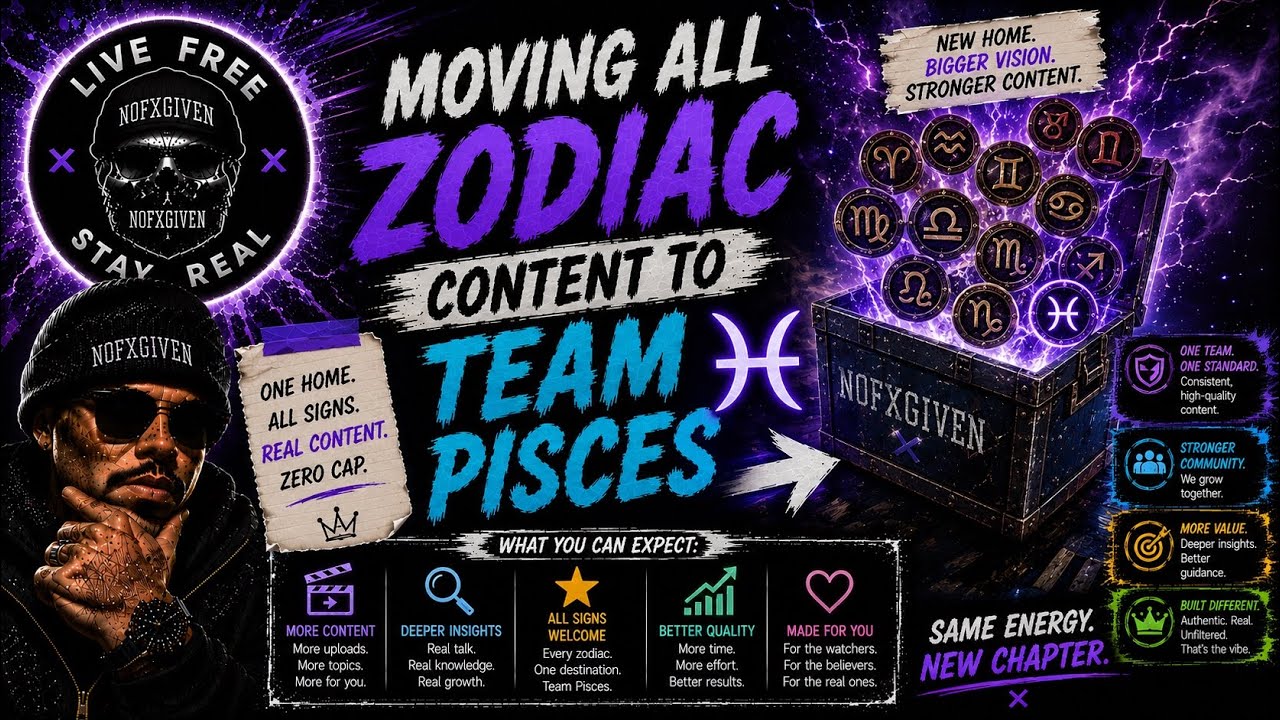 Live: Moving Zodiac Content to Team Pisces! ♓️ ✨ #teampisces #certifiedr3al #pisces