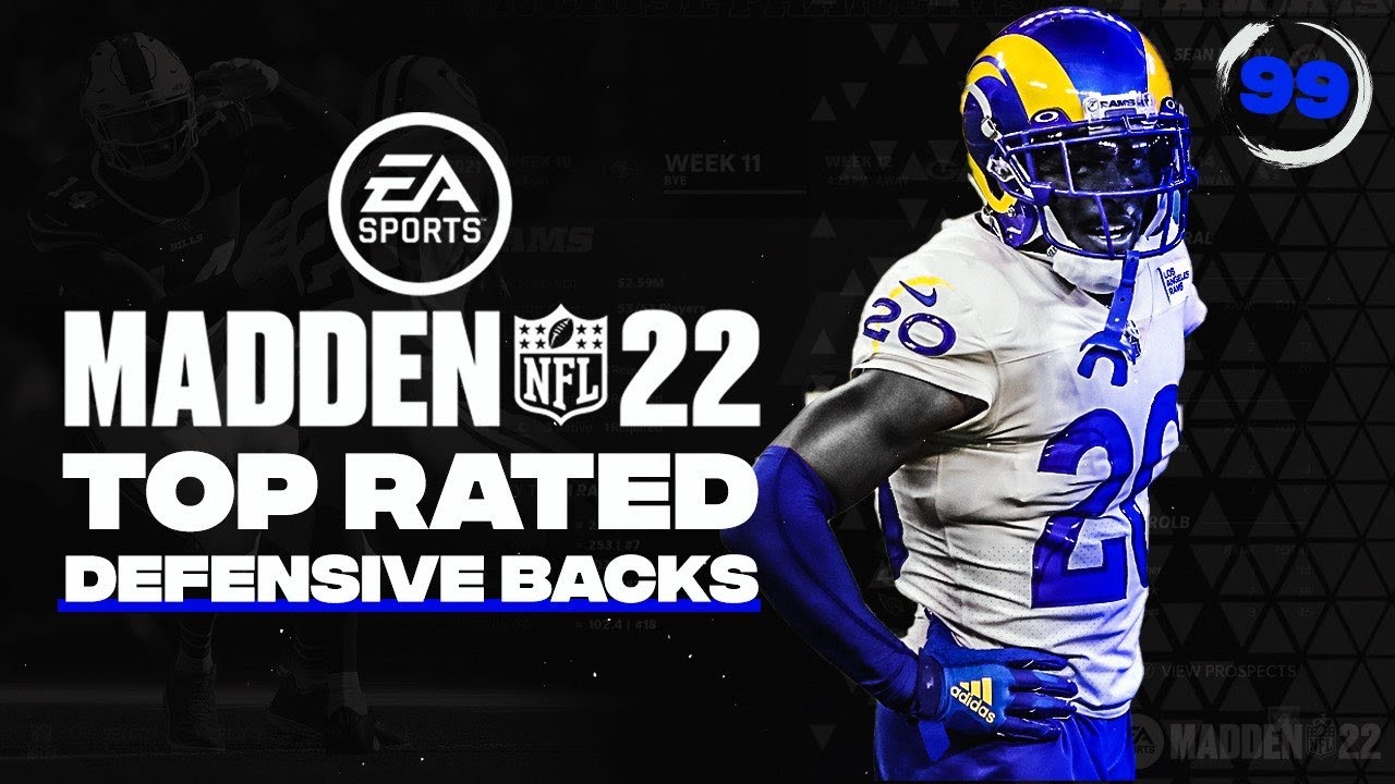 Madden 22 Top 10 Defensive Back Ratings Analysis!