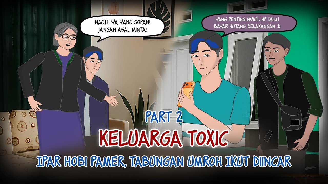 Ipar Hobi Pamer, Tabungan Umroh Ikut Diincar! Drama Keluarga Toxic! Part 2 #Animasiazab