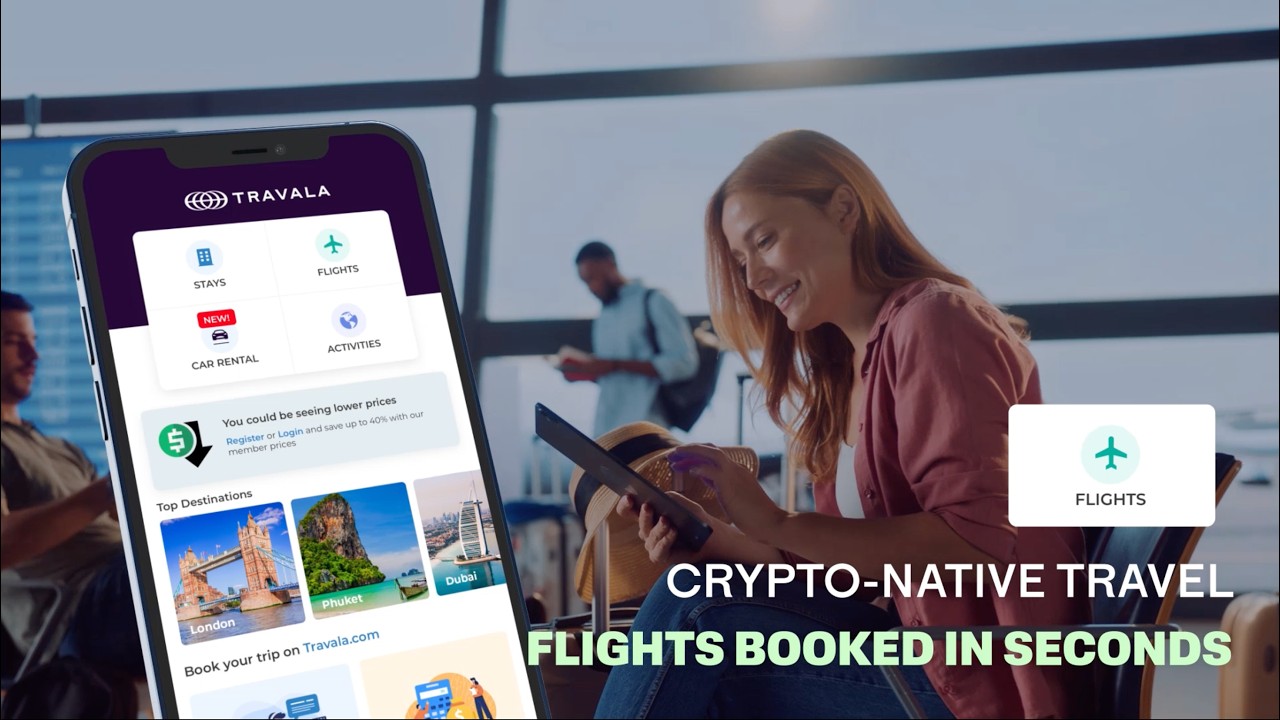 Book Flights, Hotels, Activities & Car Rentals with Crypto on Travala ✈️