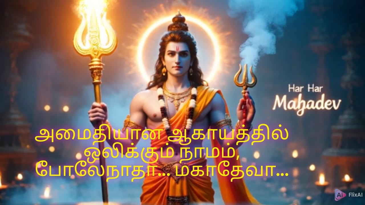 அமைதியான ஆகாயத்தில் ஒலிக்கும் நாமம்,போலேநாதா… மகாதேவா…