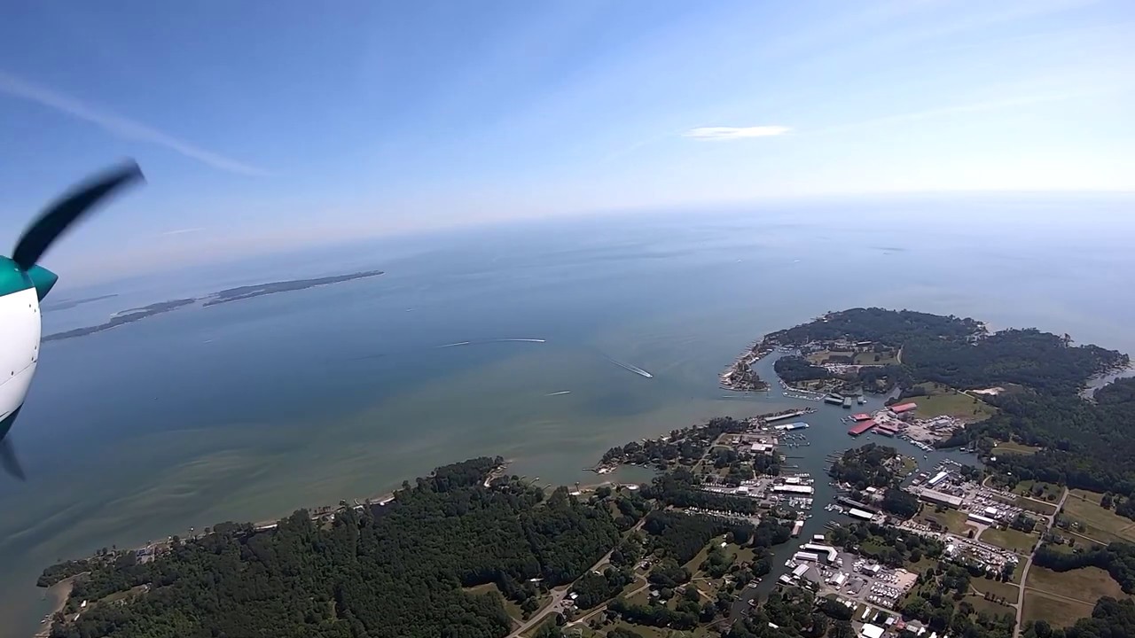 Aerial Deltaville VA