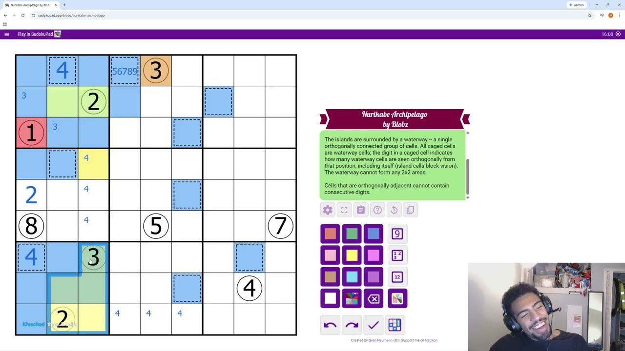 Island Adventure Sudoku Solve-a-long