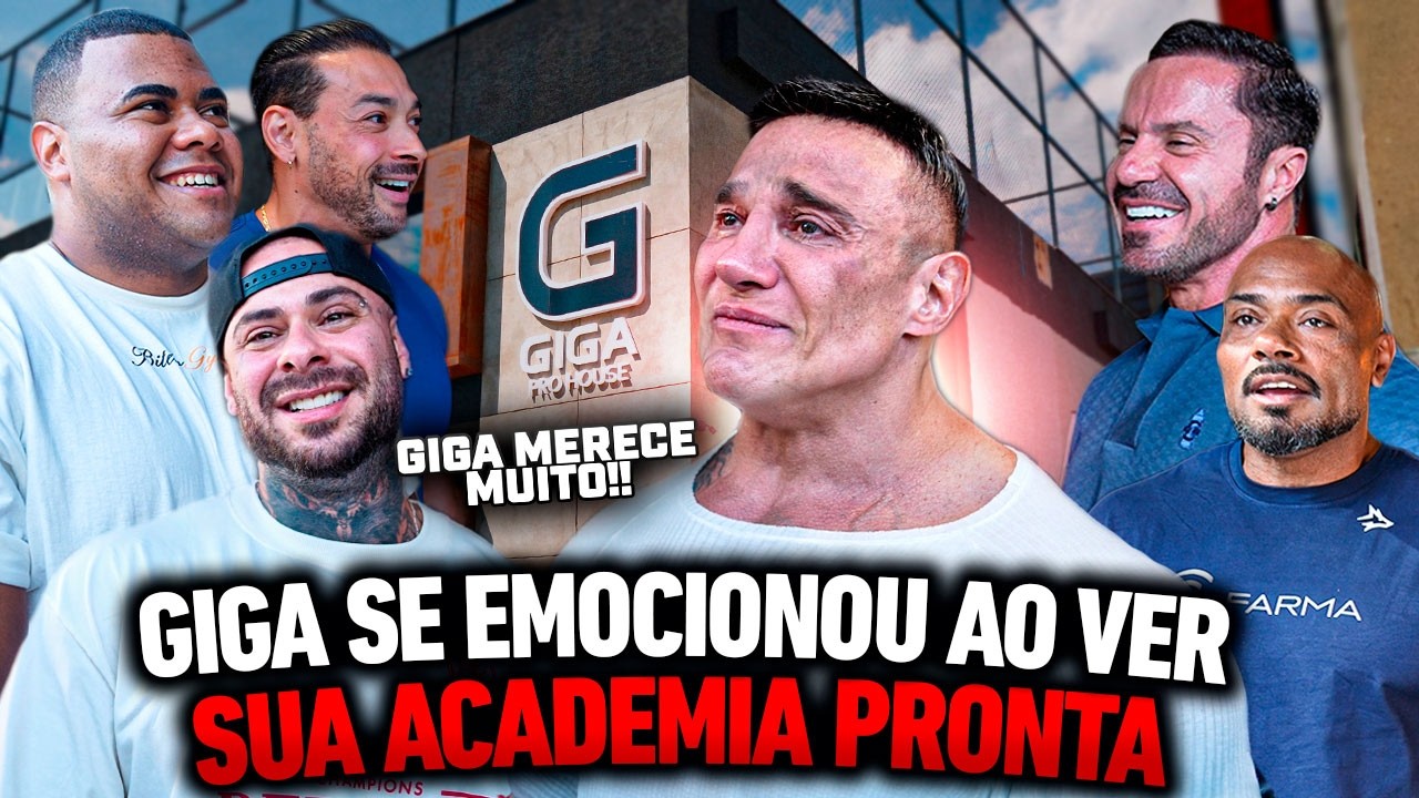 FABIO GIGA FICOU ORGULHOSO COM A SUA ACADEMIA PRONTA