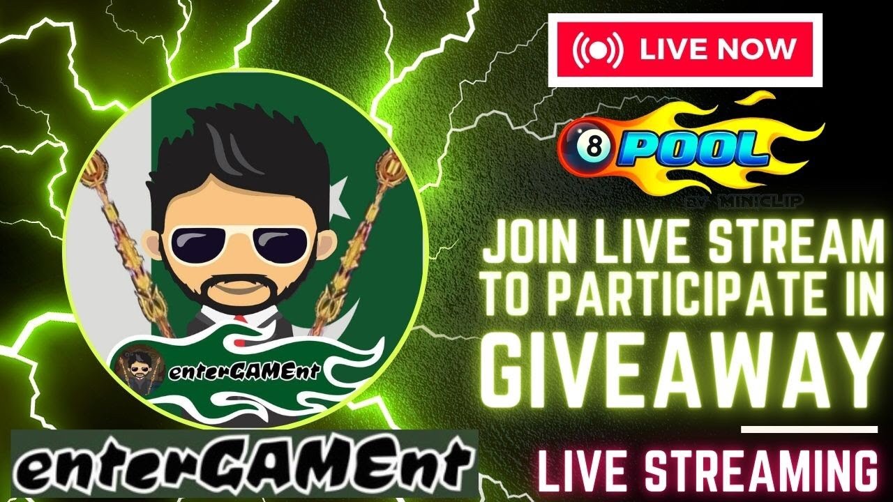 enterGAMEnt 8BP YT is LIVE! #8ballpoollive