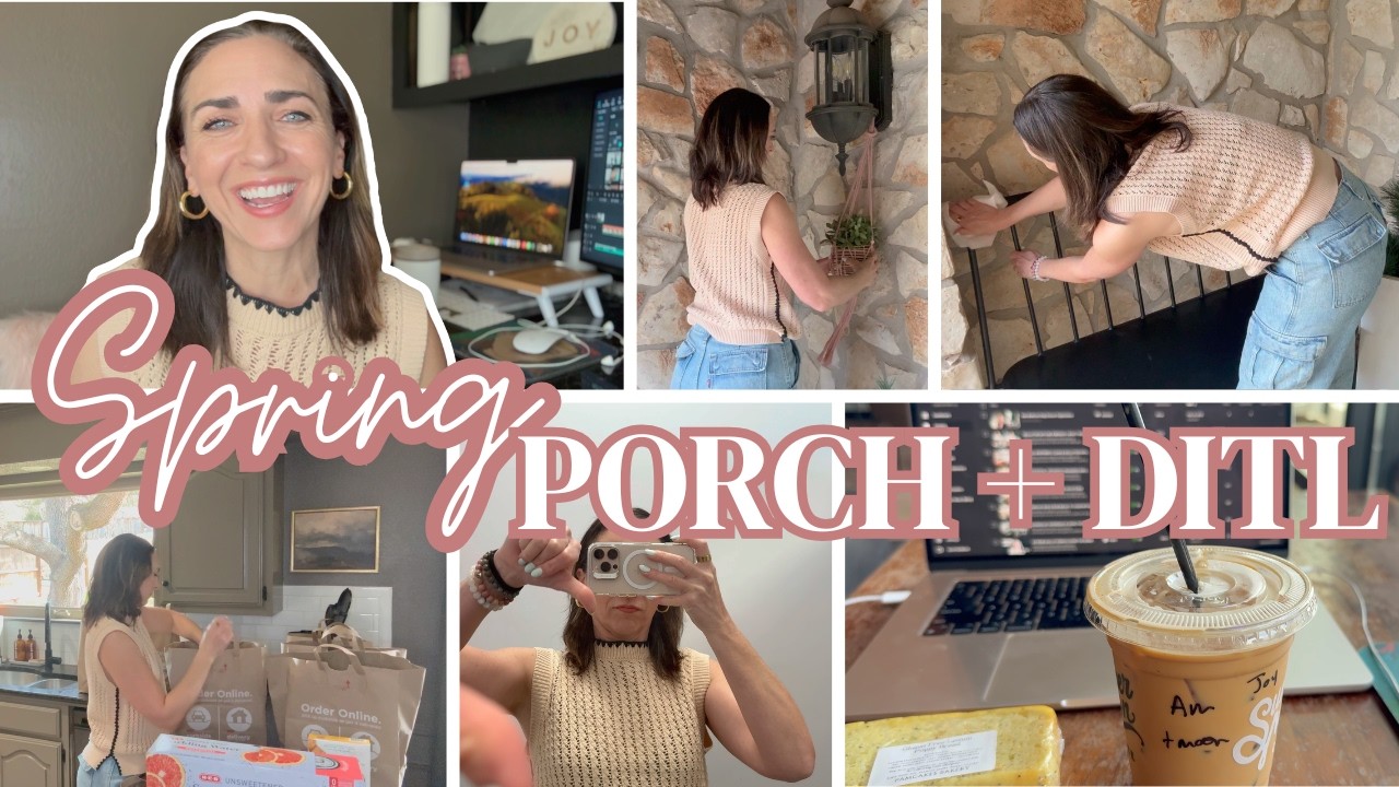 GROCERY DAY, SPRING PORCH, GOODWILL TRIP + MORE!!!