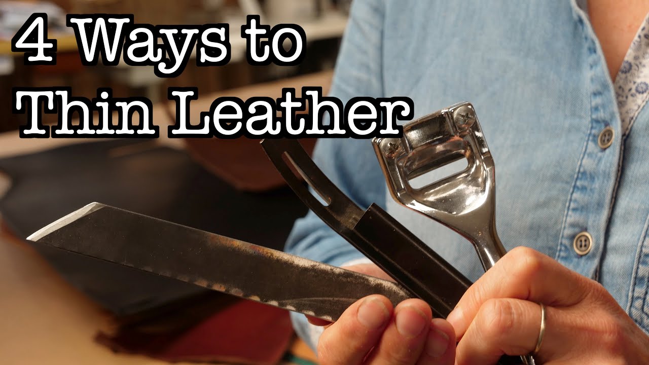 4 Ways to Thin Leather