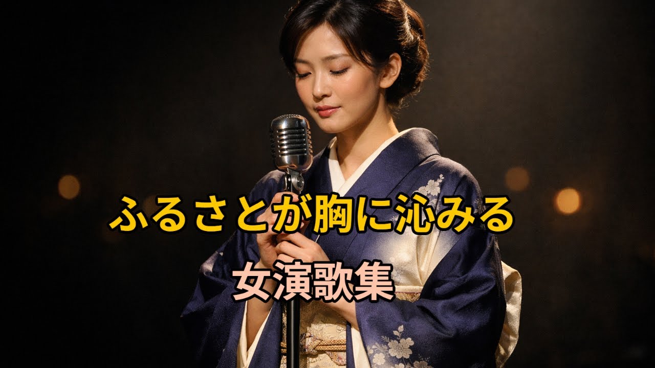 一節で胸に沁みる　ふるさとを想う女演歌集  한 소절에 가슴에 스며드는, 고향을 그리는 여자 엔카 모음집