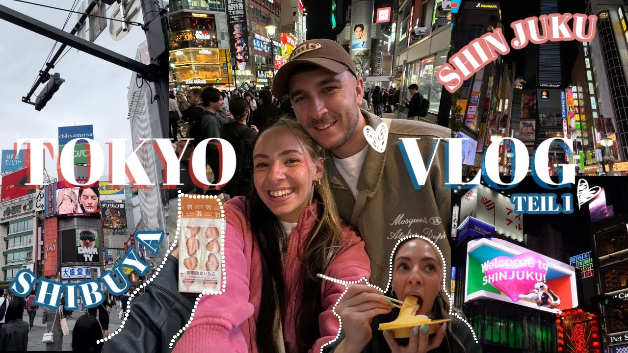 JAPAN VLOG - TOKYO I Anreise, Shibuya, Shinjuku, Essenspot - Lulunashka