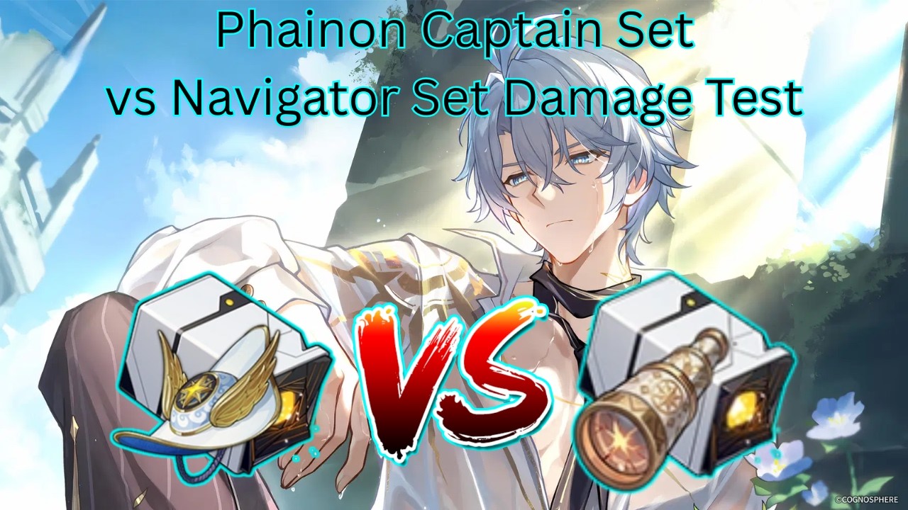 Phainon Captain Set vs Navigator Set Damage Test