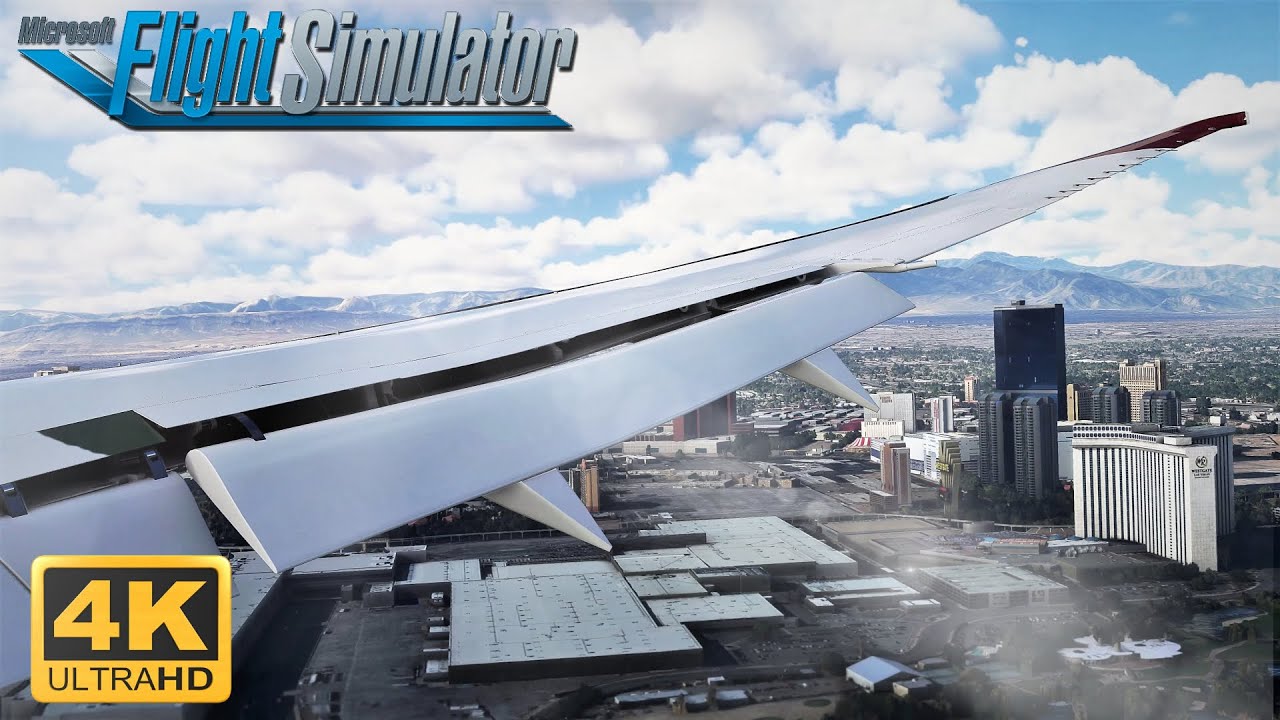 Microsoft Flight Simulator 2020 *MAXIMUM GRAPHICS* 787-10 EPIC Landing In Las Vegas