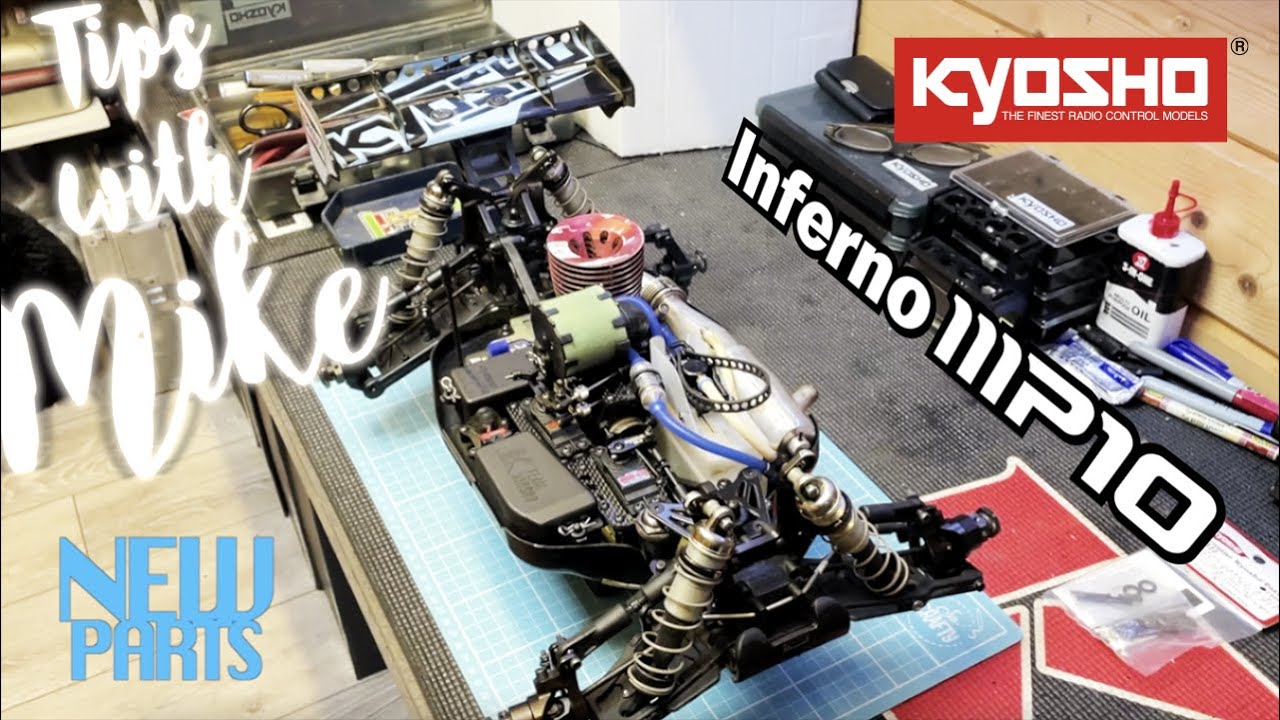 KYOSHO Vlog 14 マイクの “インファーノMP10 TKI2” おすすめオプションパーツを紹介