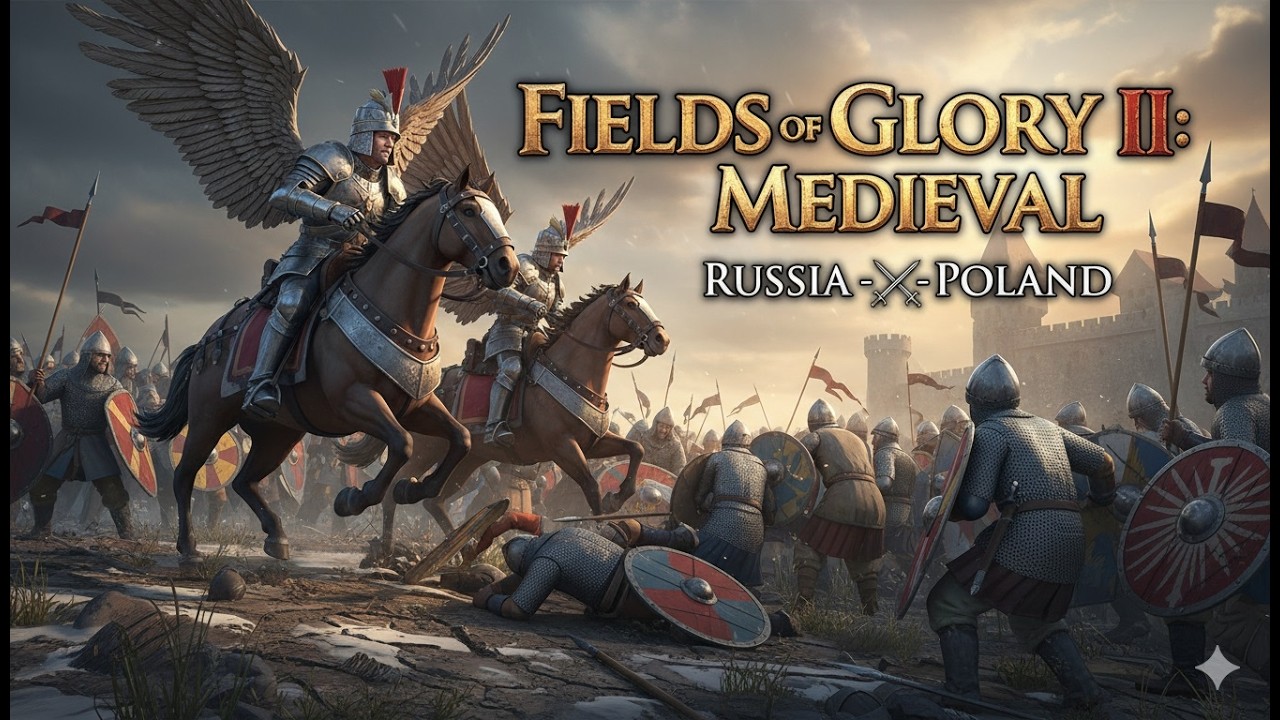 Field of Glory II Medieval  / Poland vs Russia / - PC (Gameplay)