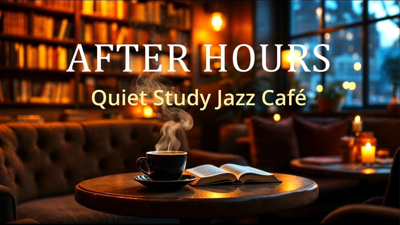 Преобразите свой учебный распорядок: Midnight Jazz Café ☕🎶