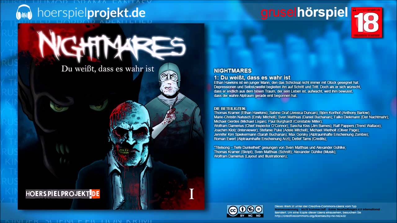 Nightmares 1 - Du weißt, dass es wahr ist (Horror / Hörspiel / Hörbuch / Komplett)
