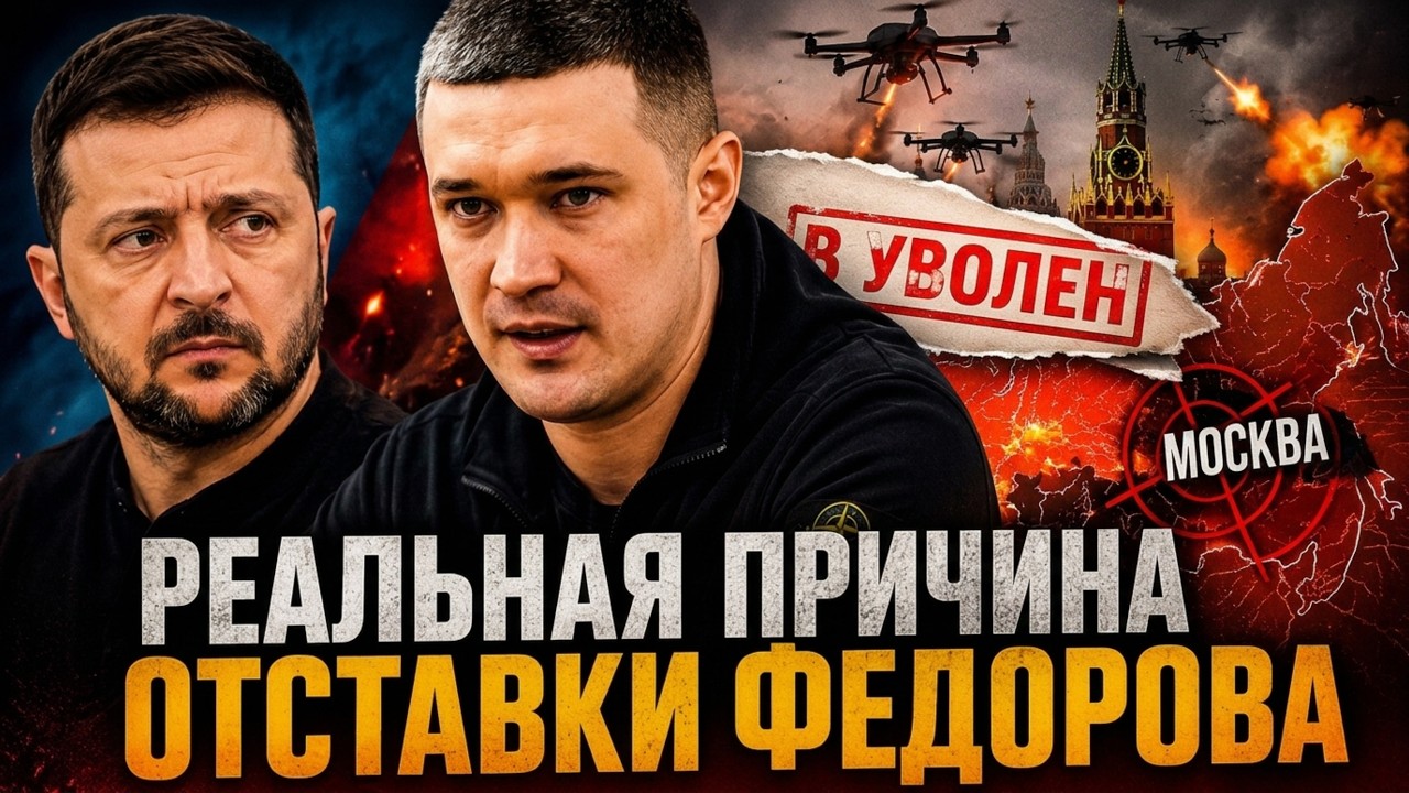 ПРИЧИНА УВОЛЬНЕНИЯ Федорова! Зеленский наконец-то СКАЗАЛ ПРАВДУ. Дроны РАЗНЕСЛИ Москву /В прицеле