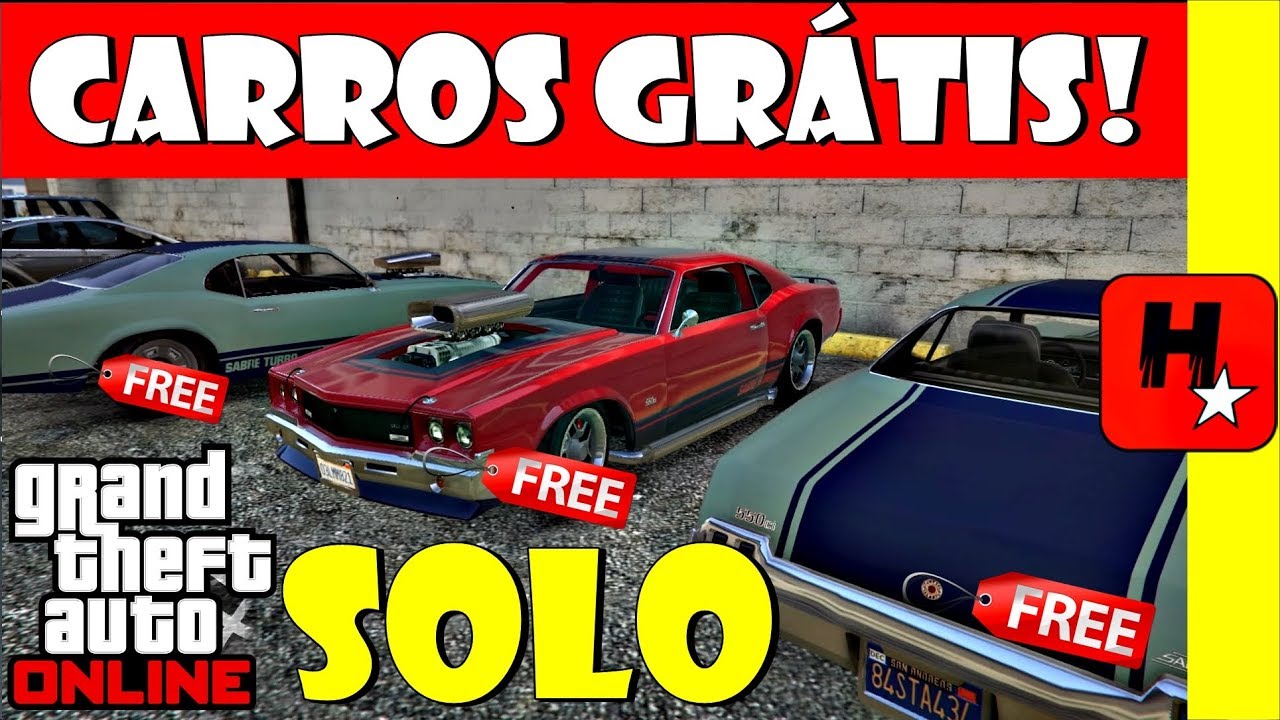 GTA 5 Online Carros raros/tunados/secretos! Carros de graça GTA 5 ONLINE Dinheiro Infinito Solo