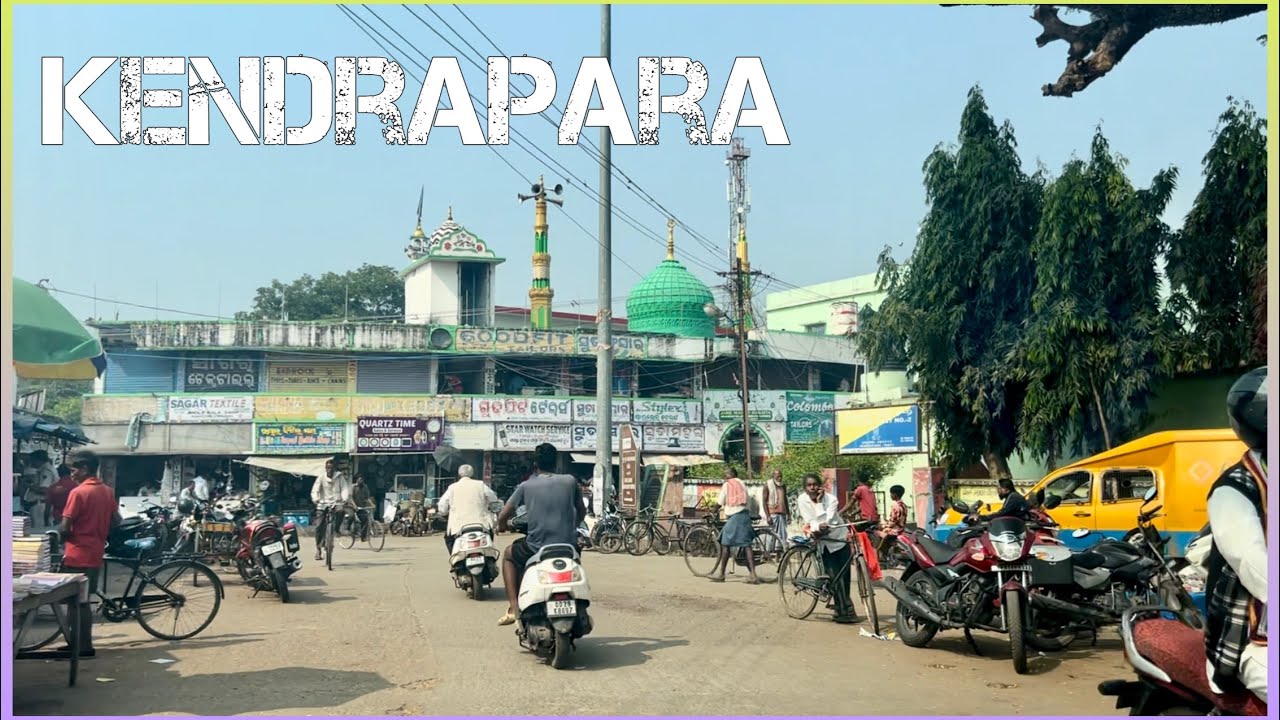 Driving Through The Busiest Market Areas of Kendrapara | Kendrapara - Odisha