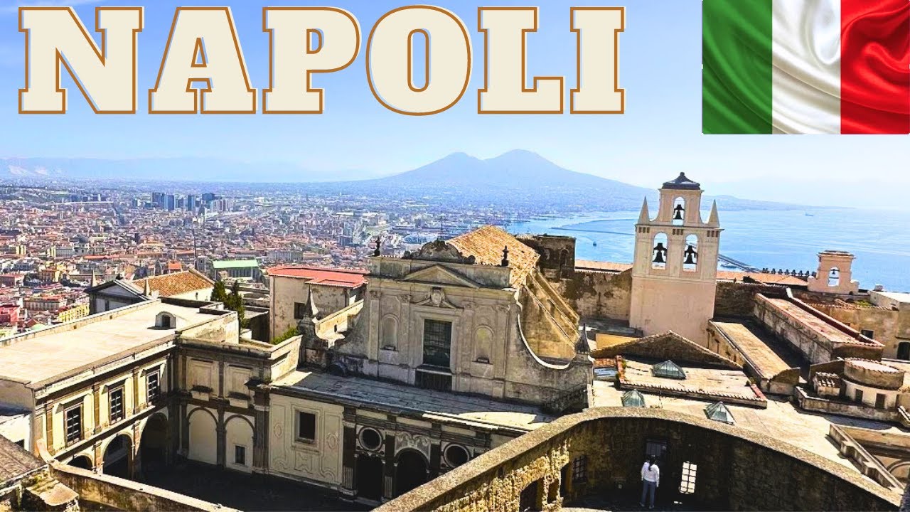 (4K) Napoli - Antica Pizzeria da Michele - Centrul Istoric - Cafe Gambrinus - Castel Sant'Elmo