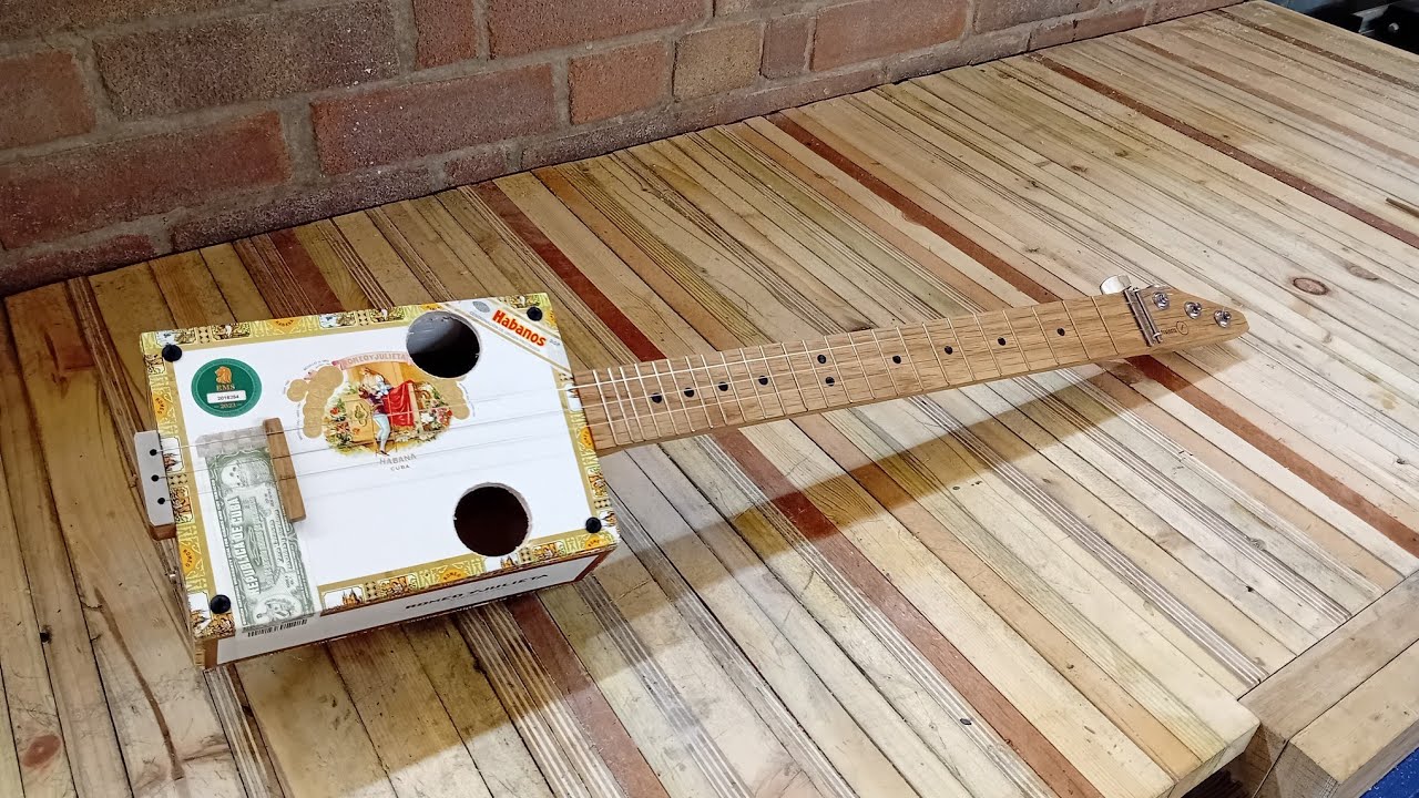 Cigar Box Guitar build