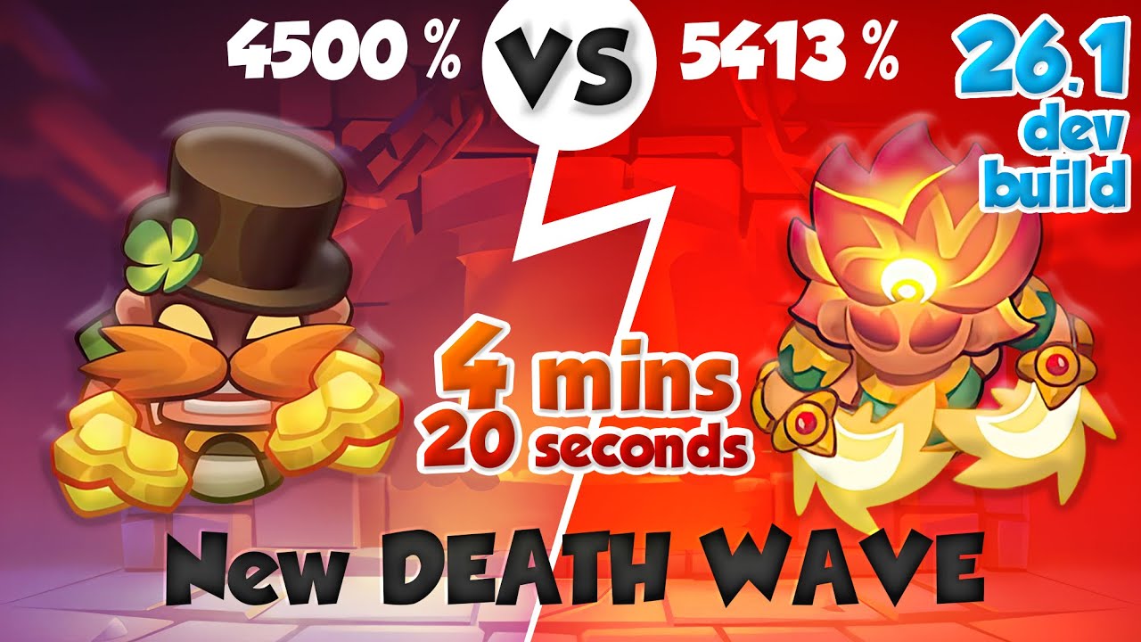26.1 DEV BUILD - DEATH WAVE - Bruiser vs Blade Dance - 4 mins 20 seconds RUSH ROYALE