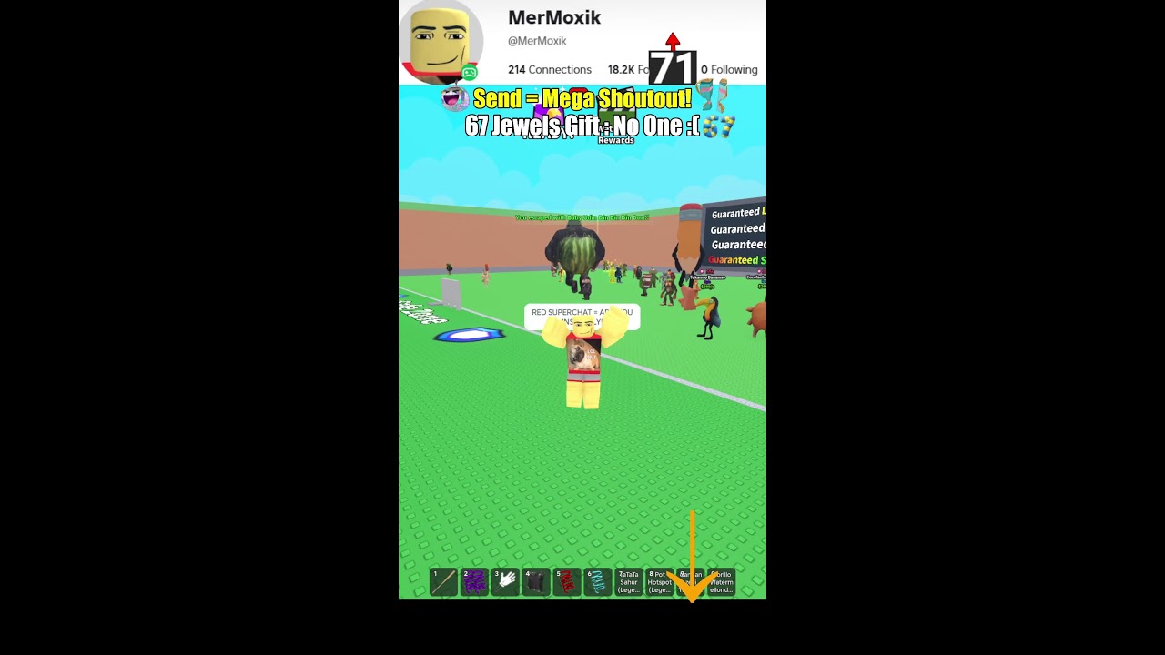 Playing Roblox LIVE with Every Viewer! 🔴 | #roblox #shorts