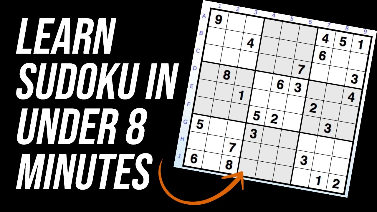 How to Solve a SUDOKU in Under 8 Minutes! 😱 EASY LEVEL | TUTORIAL | FULL HOUSE! | #1