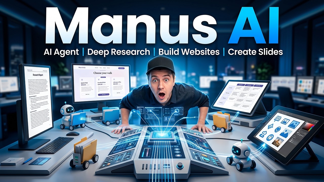 Manus AI &ndash; General AI Agent for Research, Slides, Websites & Creative Workflows