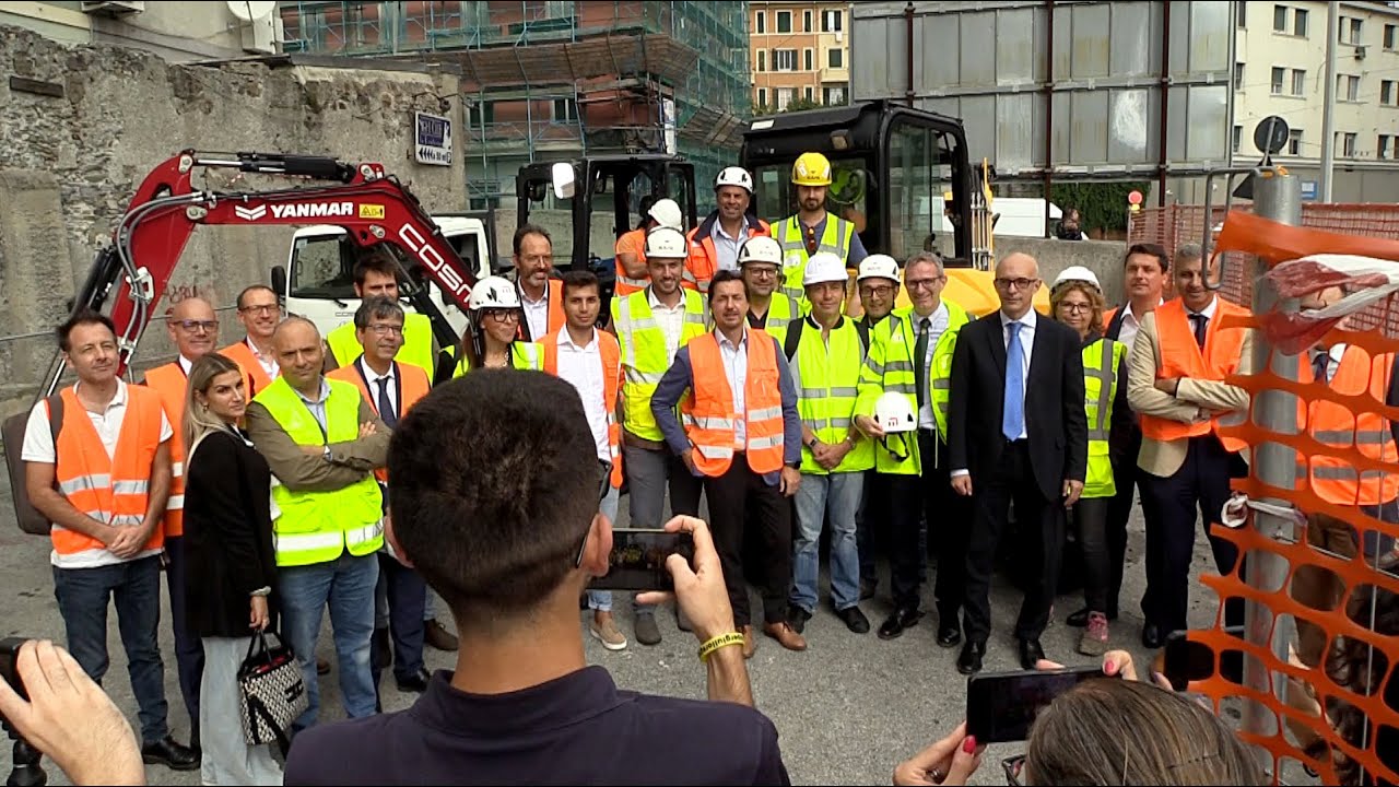 Inizio lavori su strada progetto 4 Assi TPL