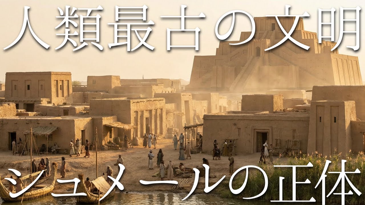 【人類史の原点】シュメール文明とは何か？5000年前の「都市」と「発明」の正体を徹底解説