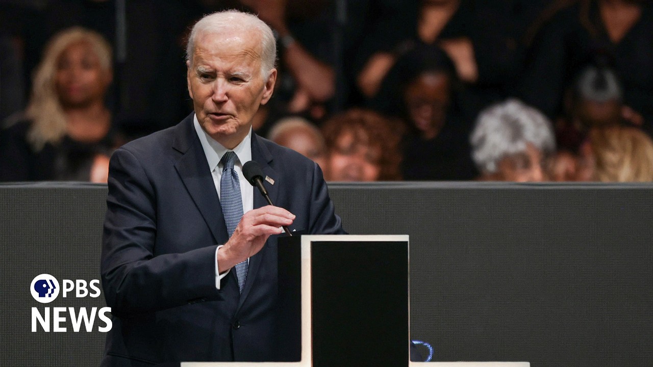 WATCH: Biden pays tribute to Rev. Jesse Jackson's 'abiding message of unity' at public memorial