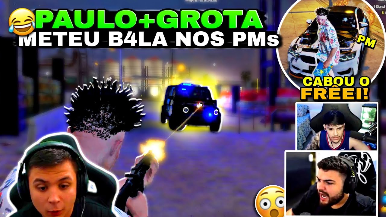 🔥RED E PAULINHO O LOKO APRONTANDO NA CIDADE - QRR GROTA
