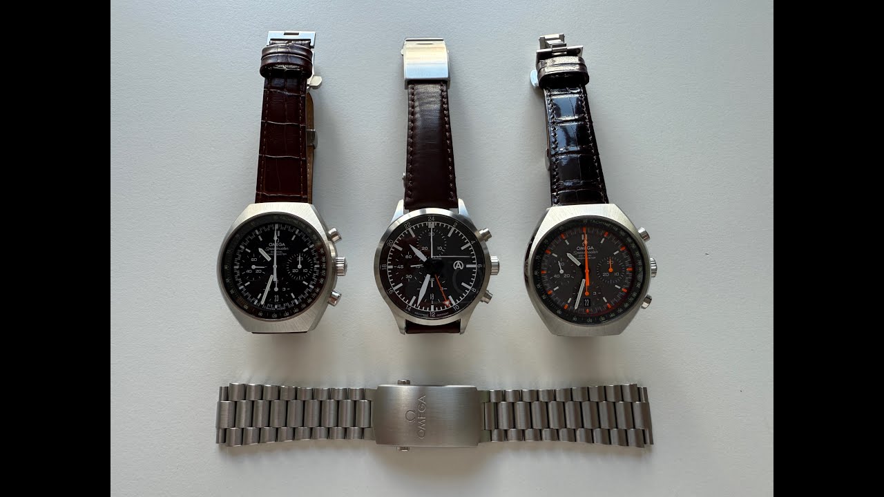 #355 Strap Change for Omega Speedmaster and Archimede Pilot GMT Chronograph