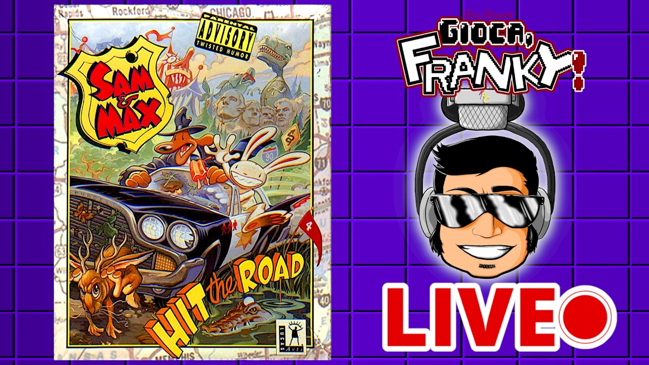 Sam & Max Hit the Road [GIOCO COMPLETO] 🔴LIVE | Gioca, Franky!