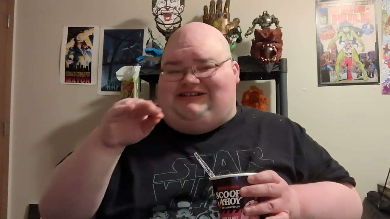 Royce Tries Scoops Ahoy Mint Flare Ice Cream (from Stranger Things)