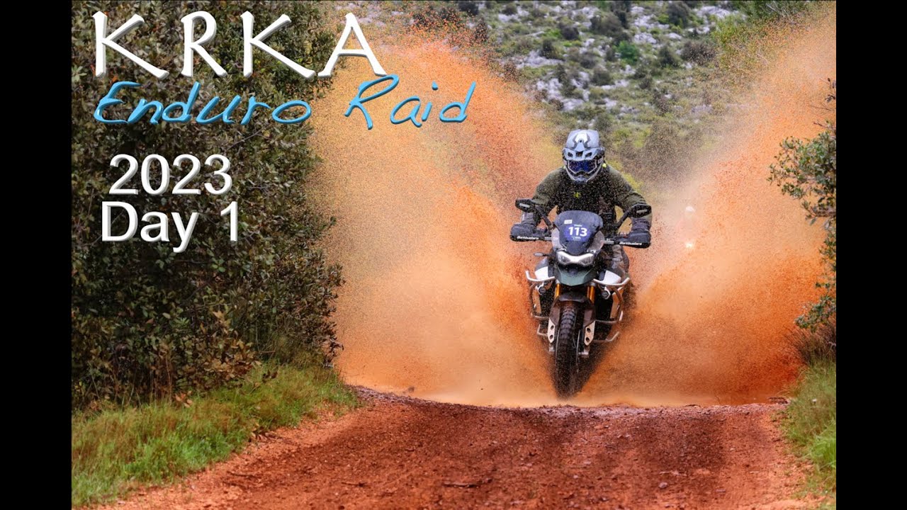 KRKA Enduro Raid 2023 | on a Triumph Tiger 900 Rally | Day 1