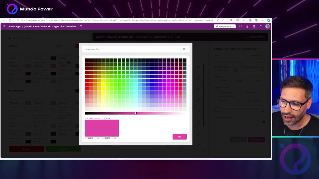 [POWER APPS] - Mundo Power Creator Kit - App Customizador de Cores🎨
