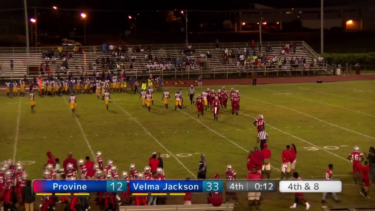 Provine vs Velma Jackson Football Game