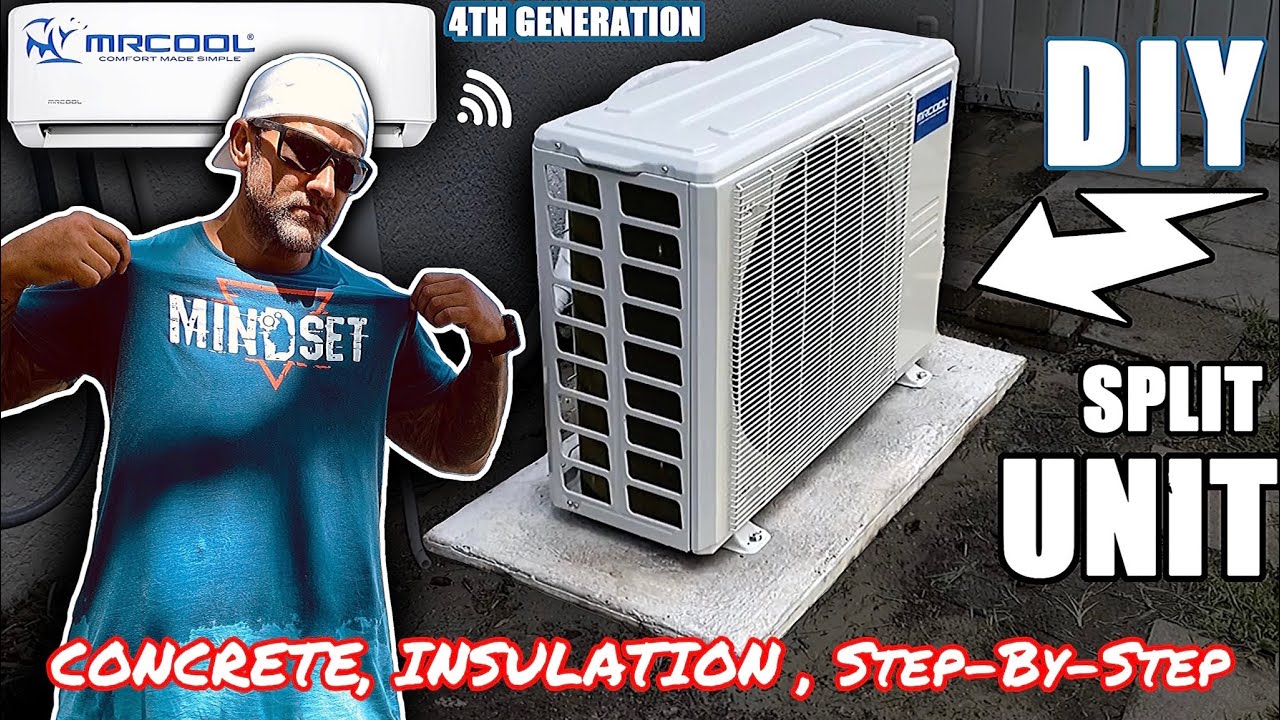 MR COOL DIY 4TH Generation 18K BTU Garage Install