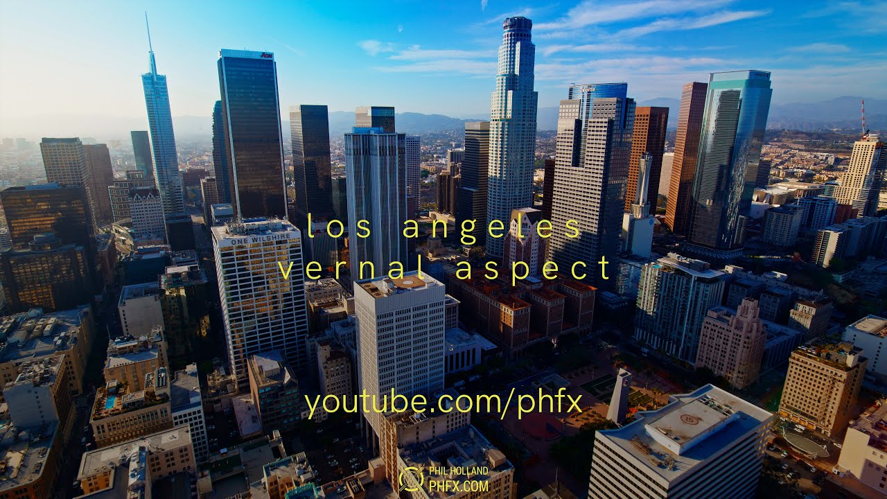 Los Angeles - Vernal Aspect - 8K Aerial Cityscape