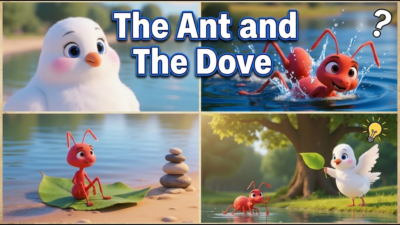 Ant and Dove | Good night Bedtime Stories for Kids