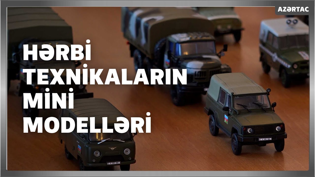 Hərbi texnikaların mini modelləri