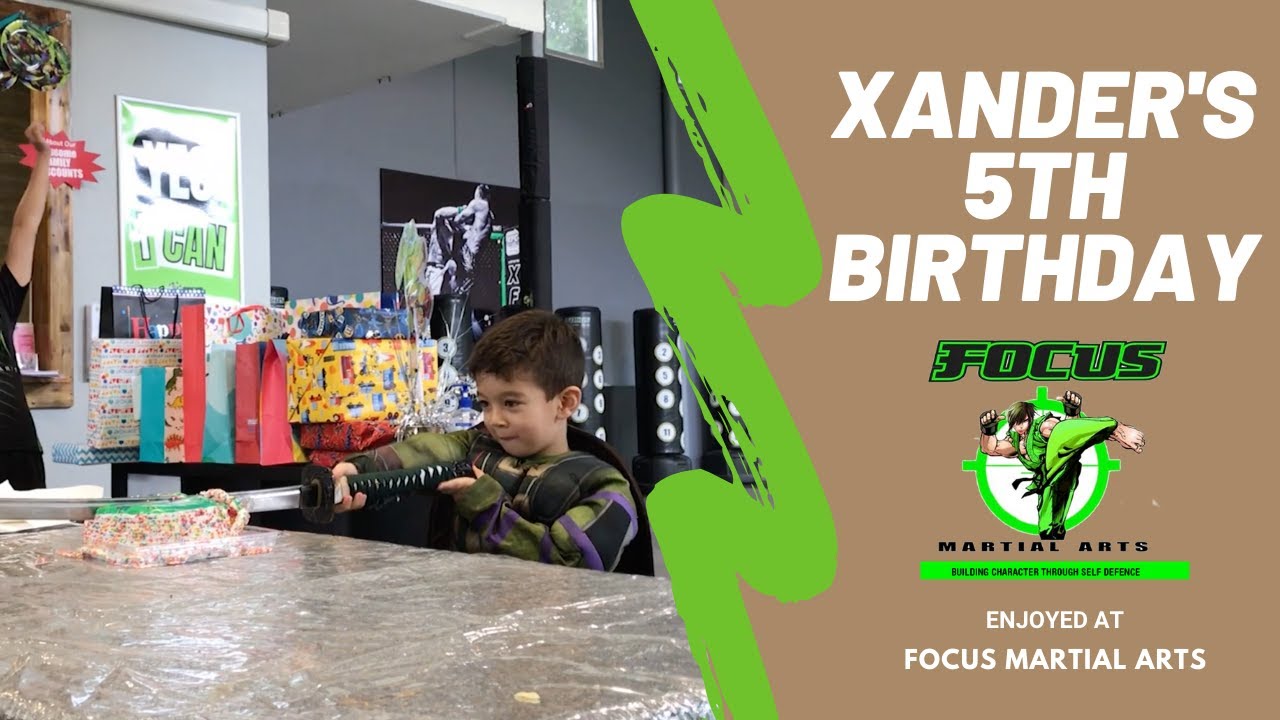 Focus Martial Arts Brisbane - Xander's 5th Birthday