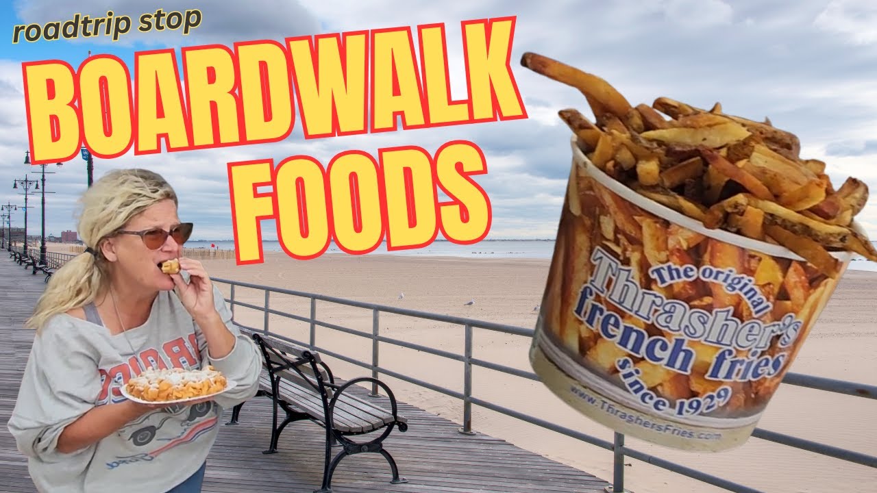 Road Trip Stop @ the Boardwalk - Ocean City, MD. Fries, Funnel Cakes, Fried Oreos, Ice Cream & More!