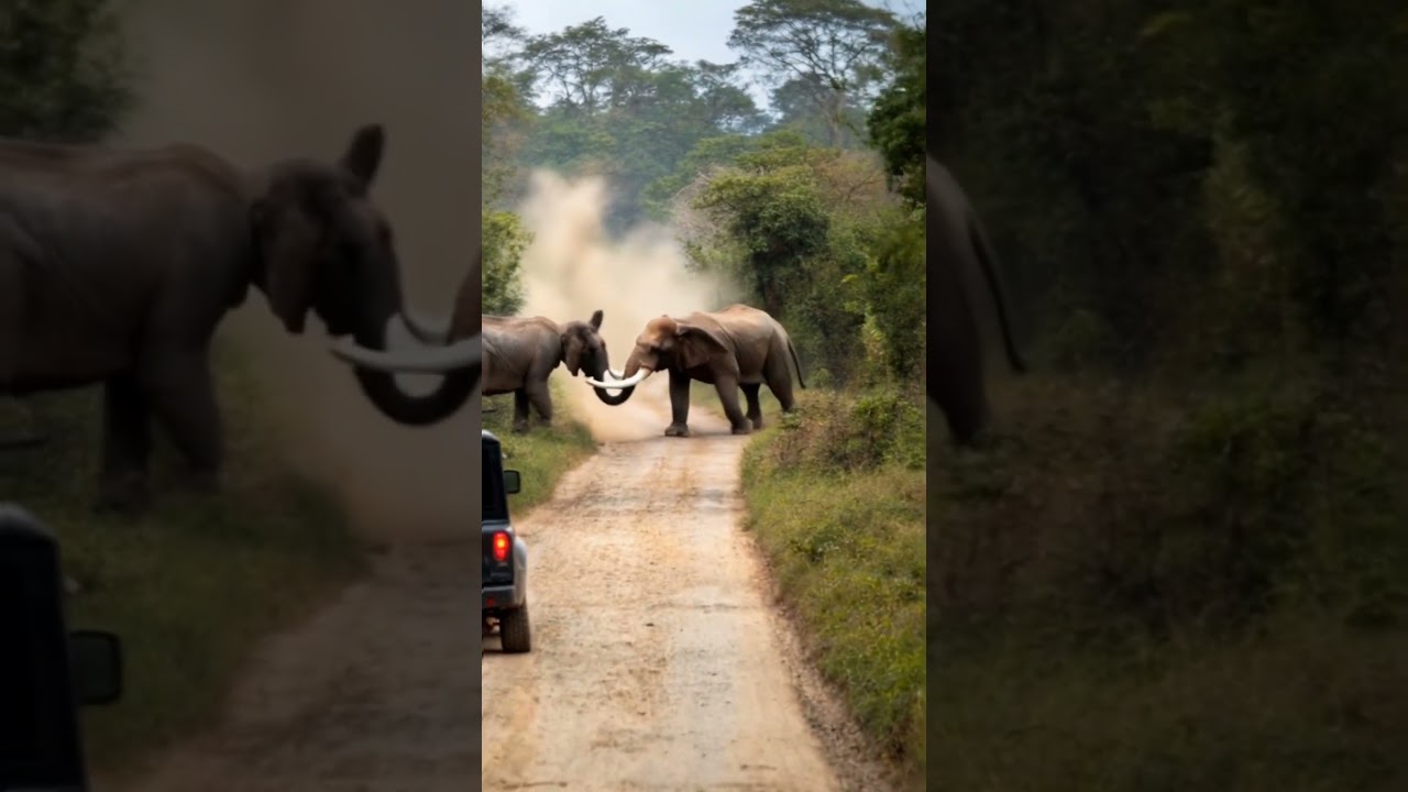 Dangerous encounter in forest | Mysterious Land| elephant fight | Thar off roading